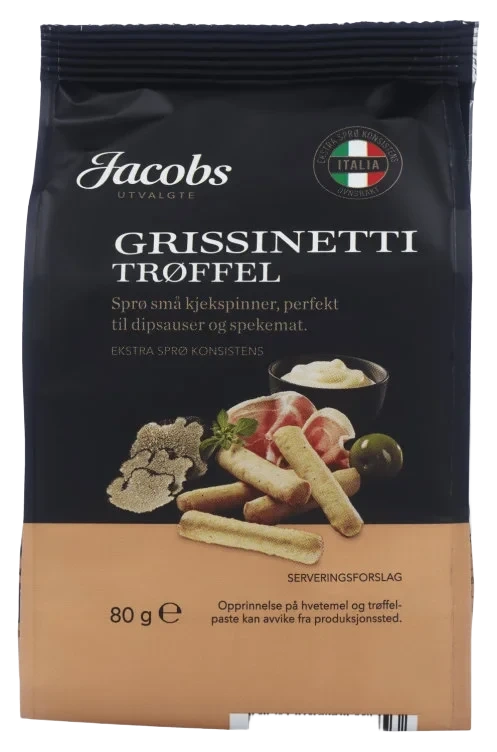 Grissinetti m/trøffel 80g Jacobs Utvalgte