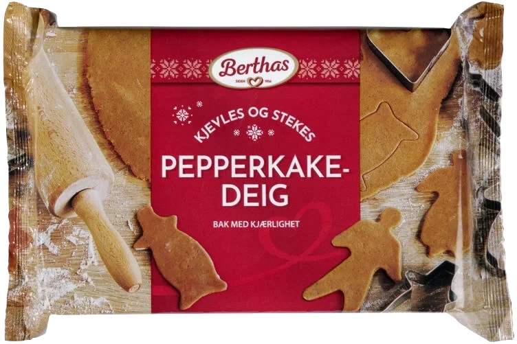 Pepperkakedeig 950g Berthas