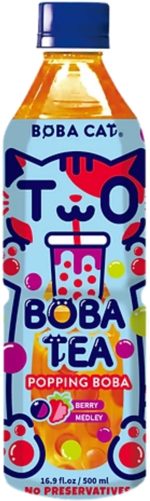 Boba Cat Berry Popping 500ml