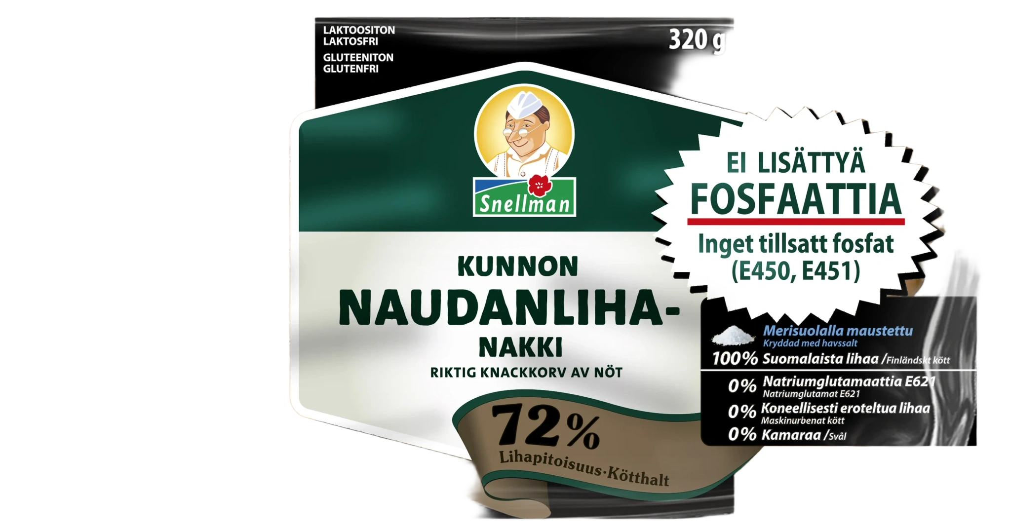 Riktig knackkorv av nöt