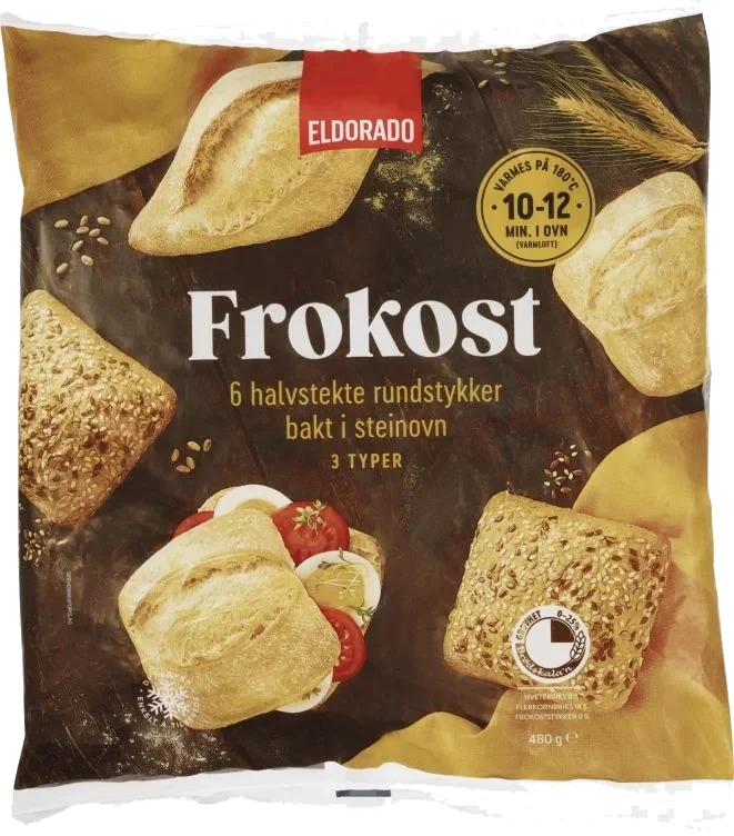 Rundstykker Frokost 480g Eldorado