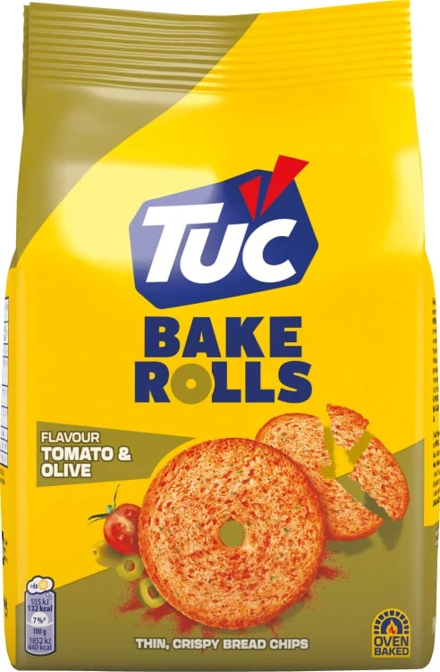 Tuc Bake Rolls Tomat & Oliven 150g