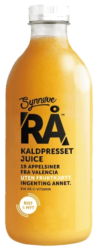Synnøve Finden Rå Pressede Appelsiner 1,5l