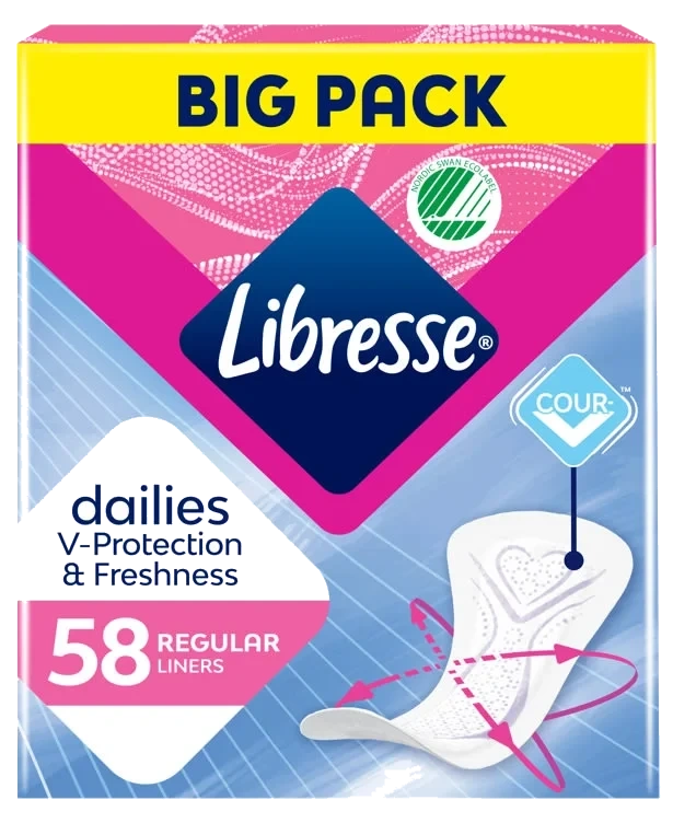 Libresse Normal Truseinnlegg 58stk Big Pack