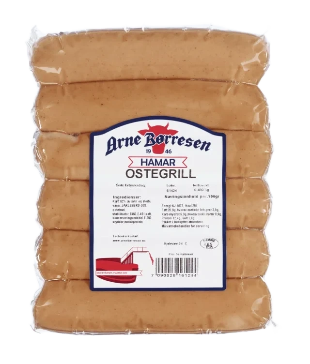Ostegrill 480g Arne Børresen