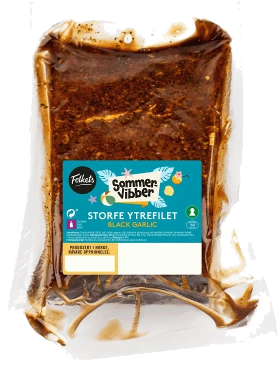 Storfe Ytrefilet Bit Black Garlic Ca800g Sommerv.
