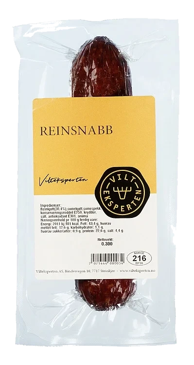 Reinsnabb speket  300g