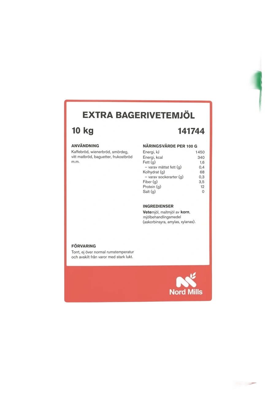 Bagerivetemjöl Extra