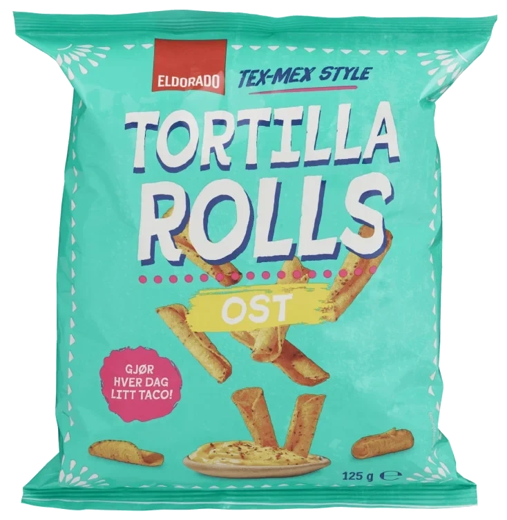 Tortilla Rolls m/ost 125g Eldorado