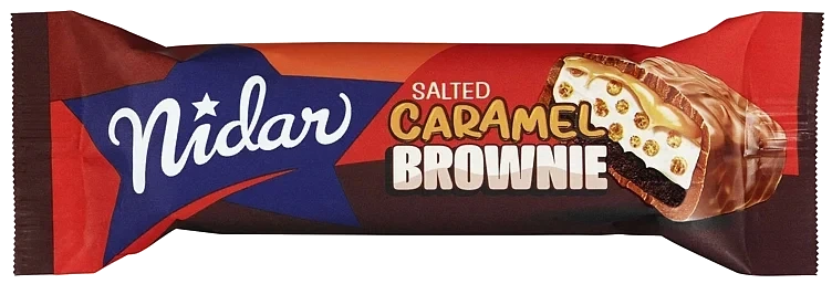 Nidar salted caramel brownie  45g