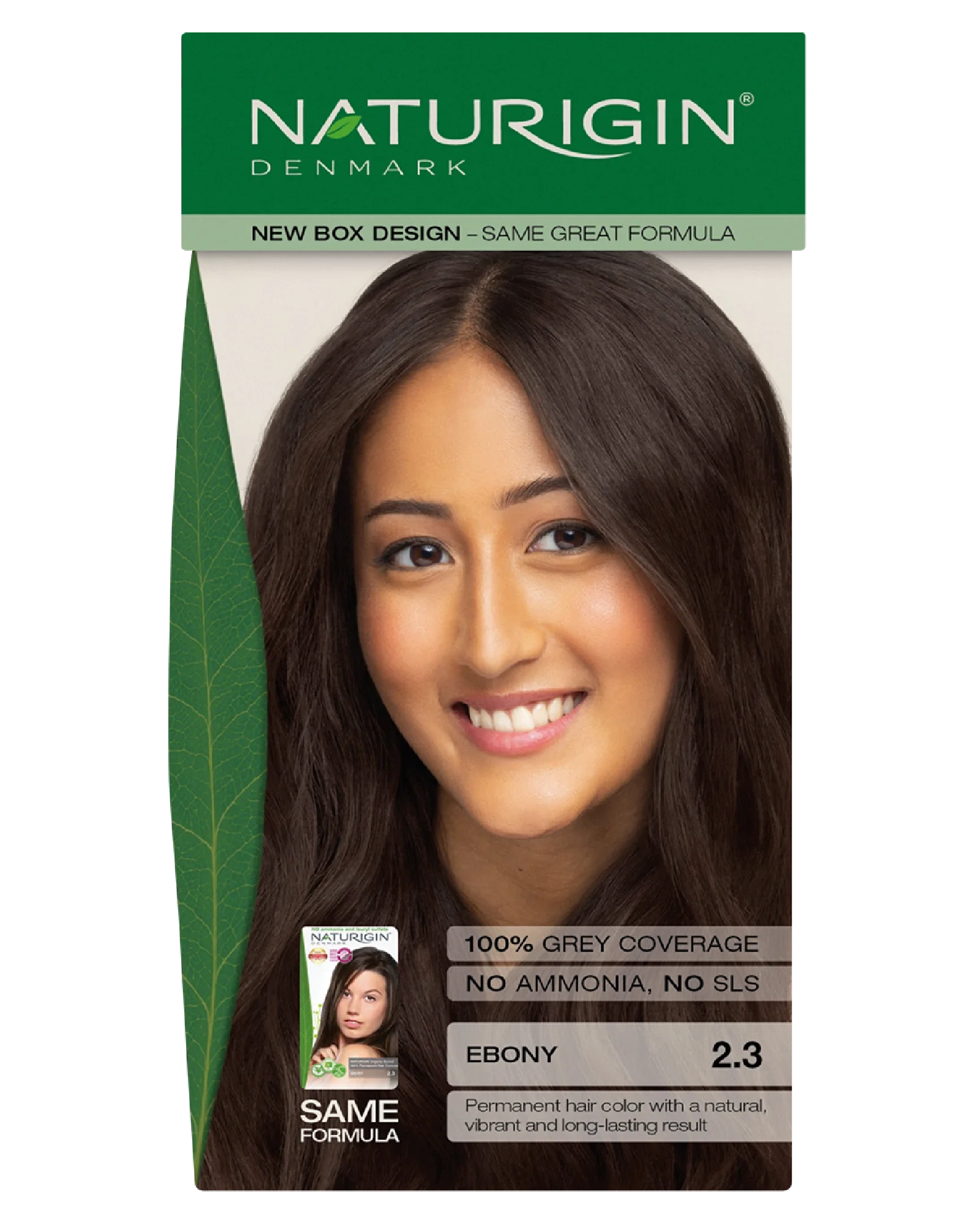 Naturigin hårfarge 2.3 Ebony 115 ml