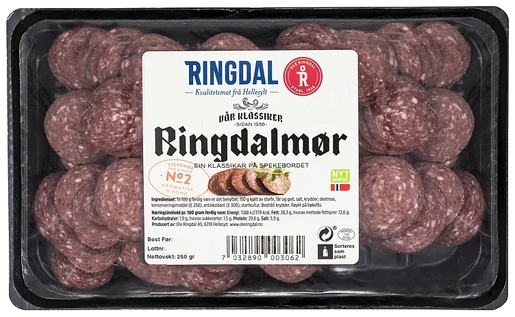 Ringdalmør Røkt i Skiver 250g