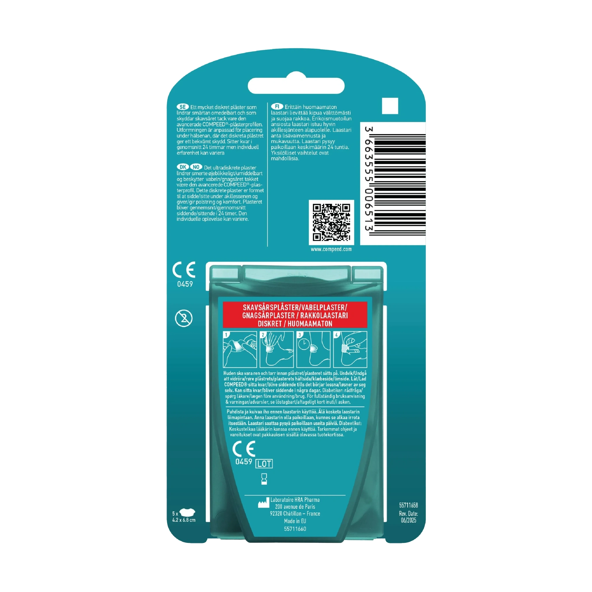 Compeed Skavsårsplåster Diskret