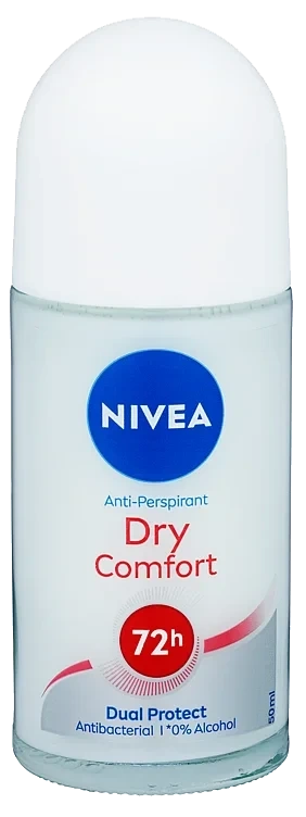 Nivea Deodorant Roll-on Dry Comfort, 50ml