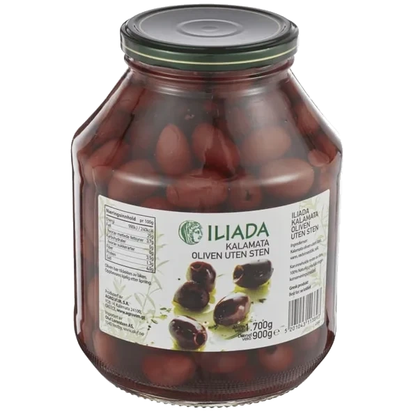 Iliada Oliven Kalamata U/sten 1,7kg
