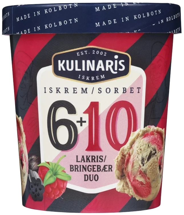 #6+10 Lakris/bringebær Duo 0.5 l Kulinaris