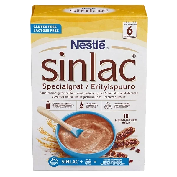 Sinlac Spesialgrøt Barn Fra 6 Måneder 500g