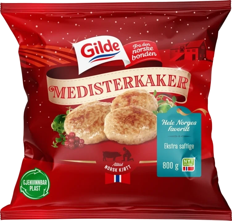 Medisterkaker 800g Gilde