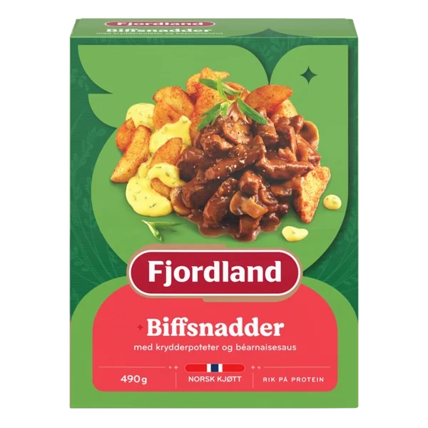 Biffsnadder 490g Fjordland
