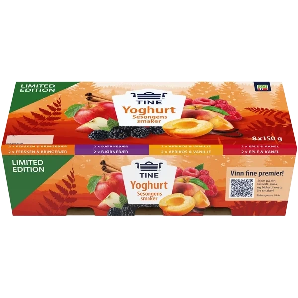 Tine Yoghurt Høst/vinter 8x150g