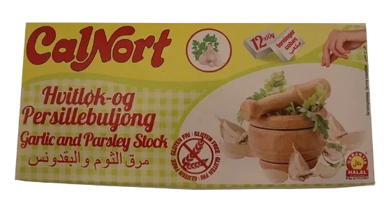 Hvitløk- Og Persillebuljong Terninger 120g