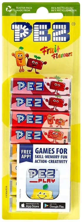 Pez Påfyllnadsautomat 8-pack