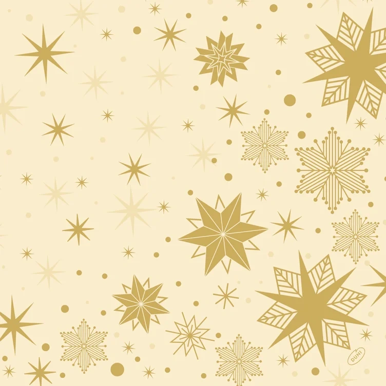 Serviett Dunilin 40cm Stargazing Cream