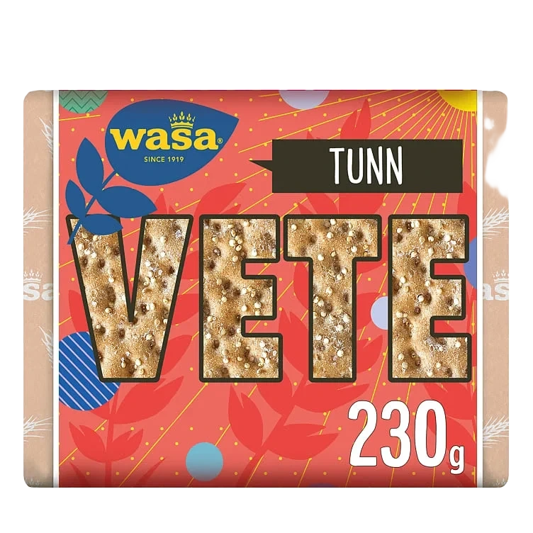 Knekkebrød Tynn Hvete 230g Wasa
