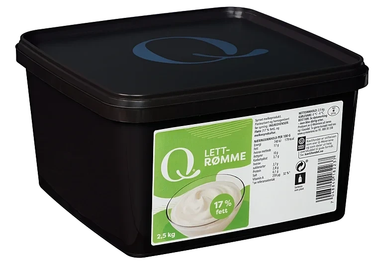 Q lettrømme 2,5kg
