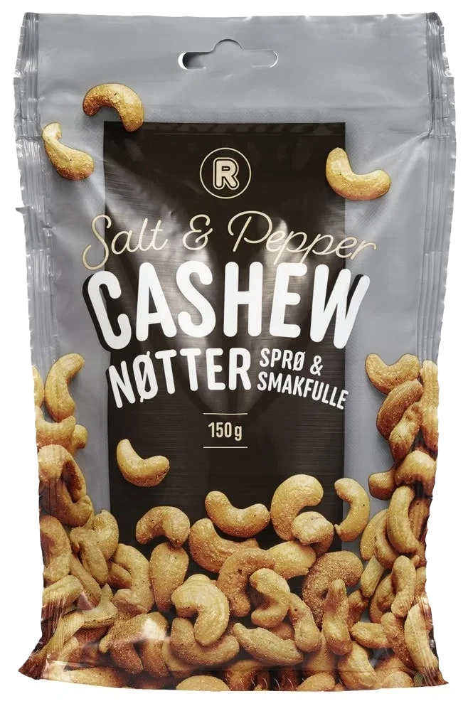 Cashewnøtter med Salt & Pepper 150 g