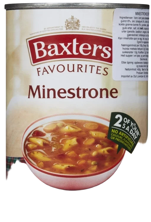 Minestronesuppe 400g Baxters