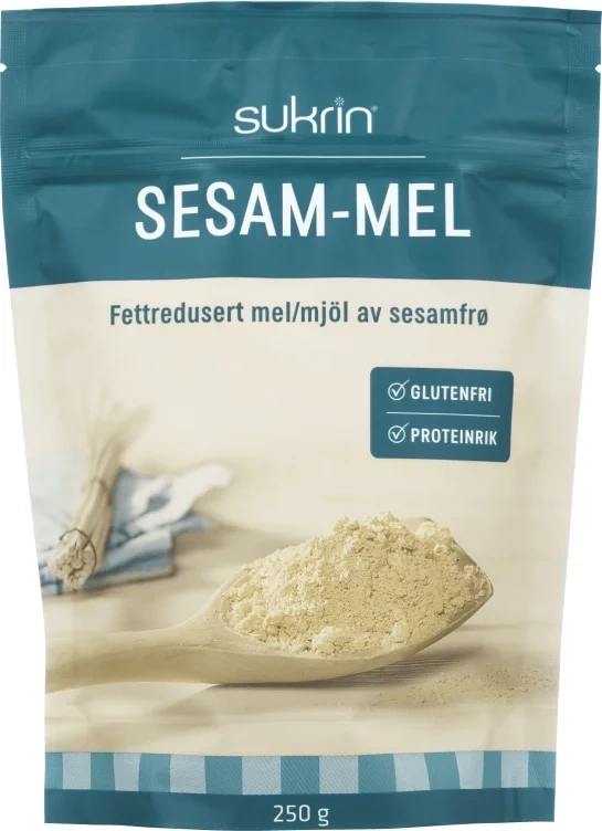 Sesam-mel fettredusert