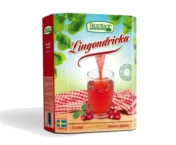 Lingondryck drickfärdig