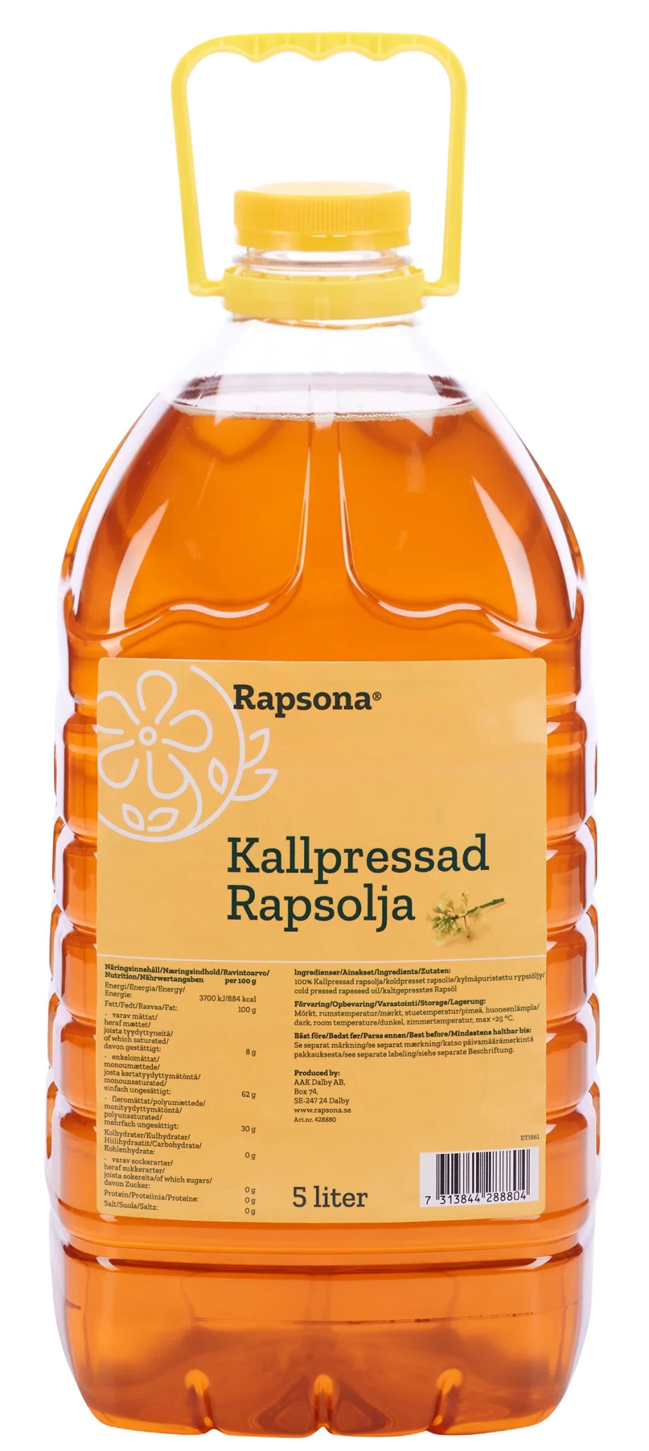Kallpressad rapsolja