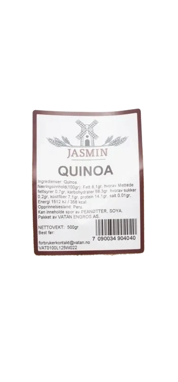 Quinoa Frø 500g Jasmin