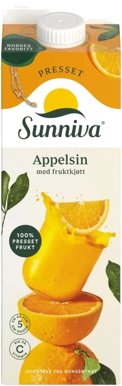 Appelsinjuice Premium 1l Sunniva