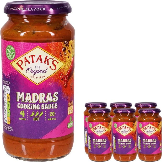 Madras Matlagningssås 6-pack