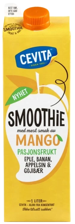 Smoothie Mango/Pasjonsfrukt 1l Cevita