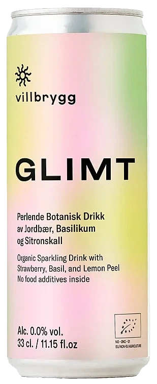 Glimt Jordbær 0,33l boks Villbrygg