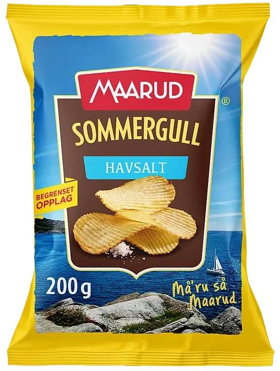 Sommergull Havsalt 200g Maarud