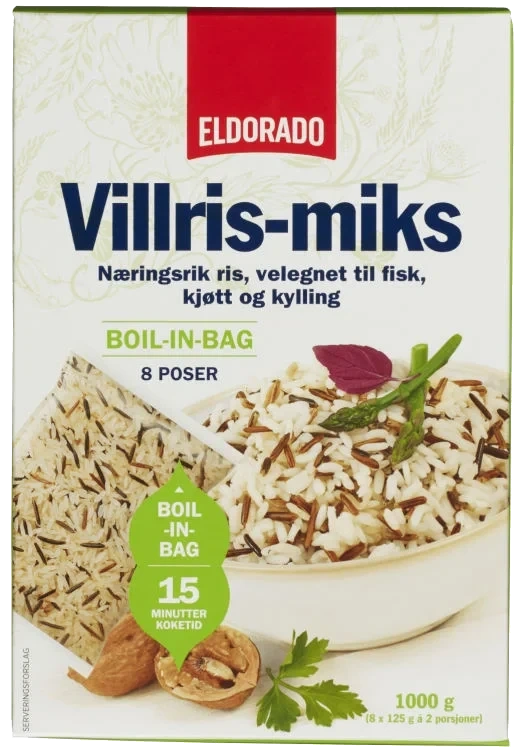 Villrismiks Boil In Bag 1kg Eldorado