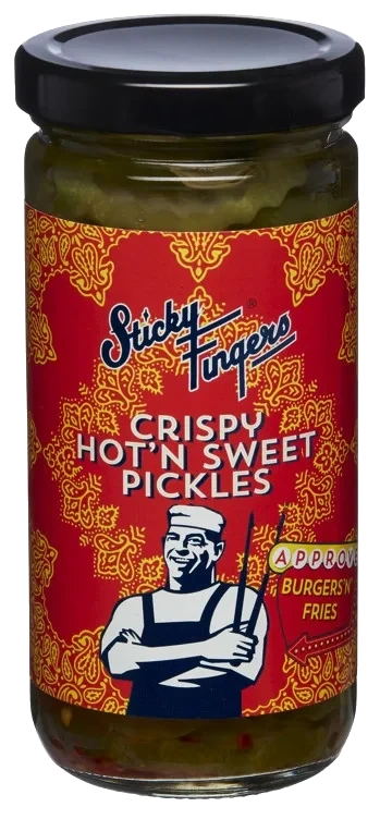 Hot'n sweet pickles  226g