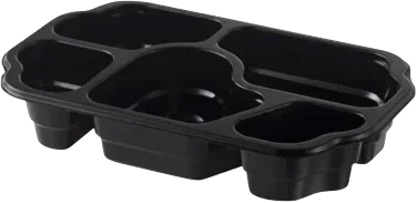 PP-Schale Take-away Schwarz