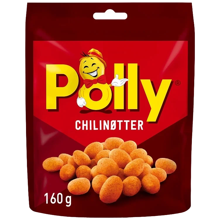 Chilinøtter 160g Polly