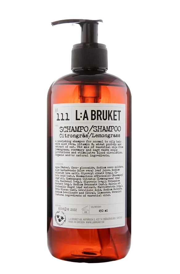 L:A BRUKET 111 Shampoo Lemongrass 450 ml