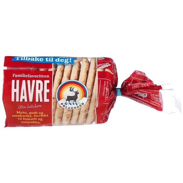 Polarbrød Havre 12stk 450g