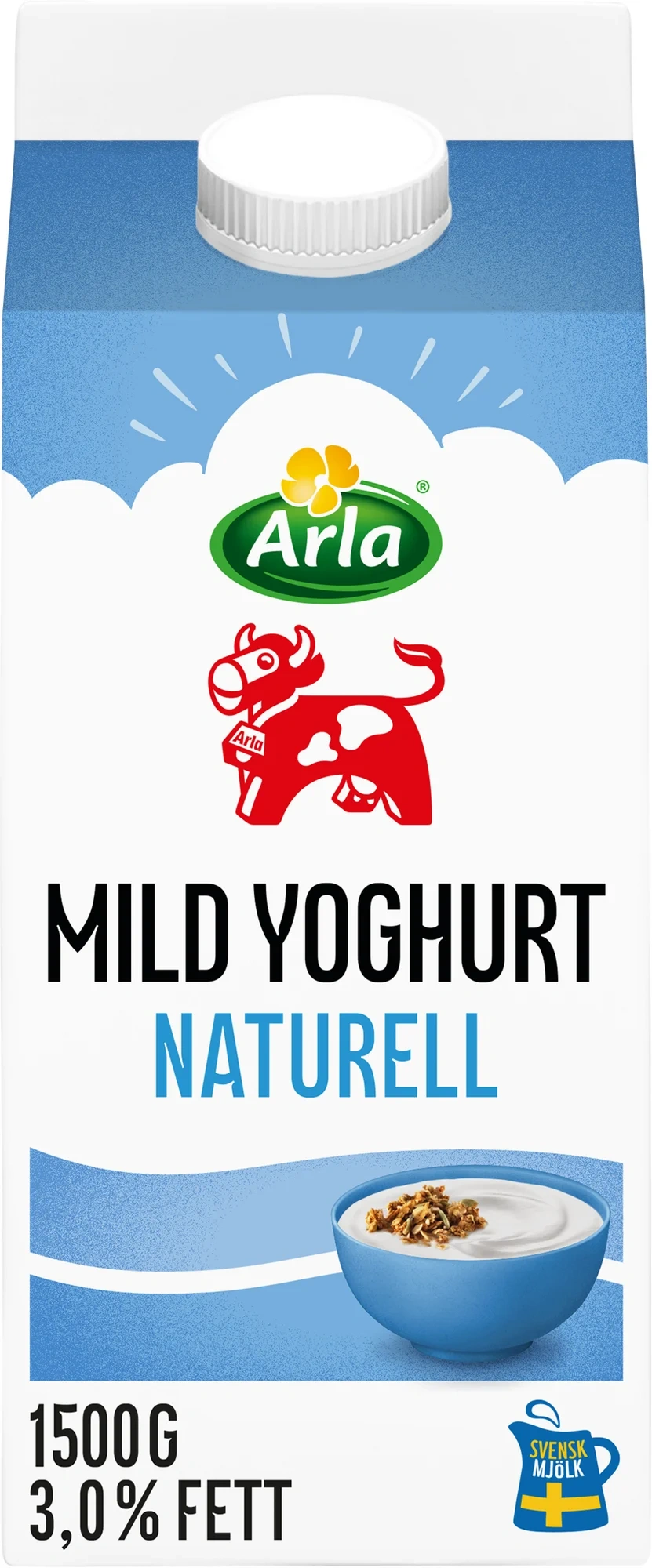 Mild yoghurt naturell 3%
