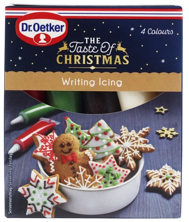 Writing Icing Christmas 76g Dr.Oetker