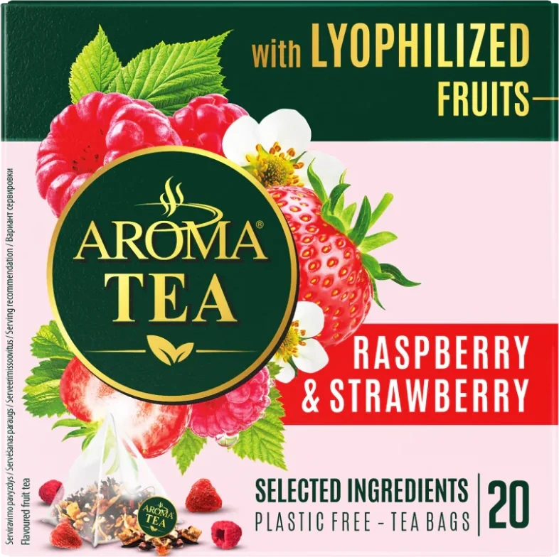 Aroma Tea Raspberry & Strawberry 40g