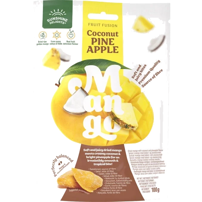 Torkad Mango Kokos & Ananas